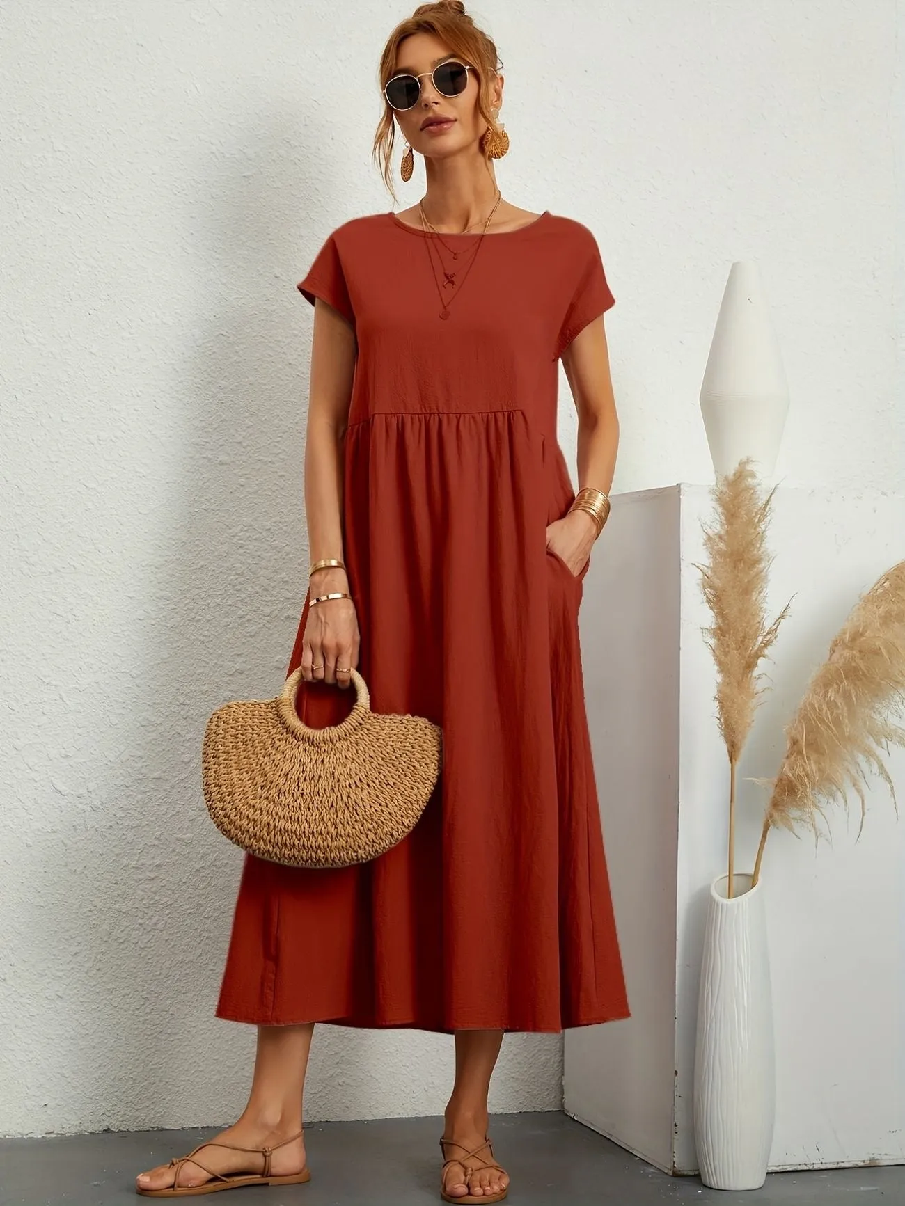 Vionelle | Stylish Dress With Pockets