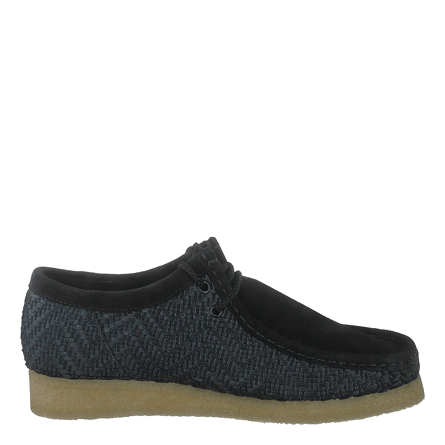 Wallabee Black Raffia