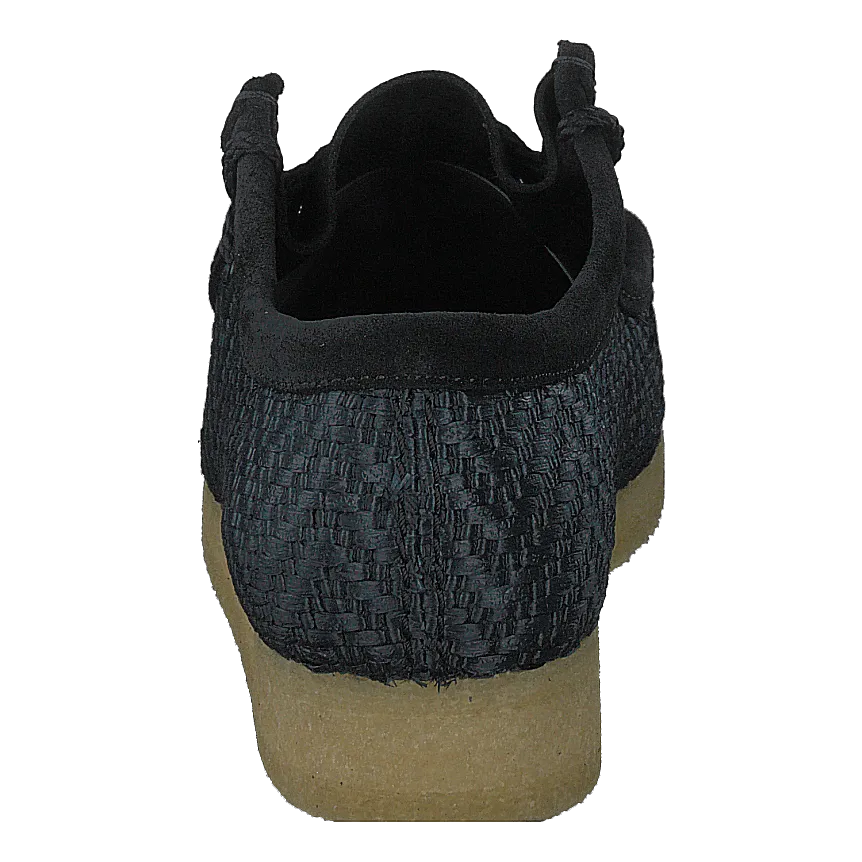 Wallabee Black Raffia