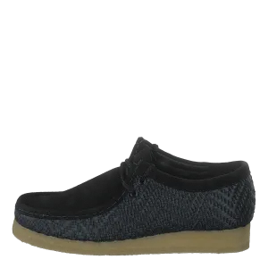 Wallabee Black Raffia