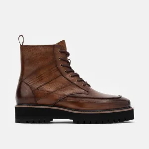 Washington Cognac/Tobacco Lug Boots