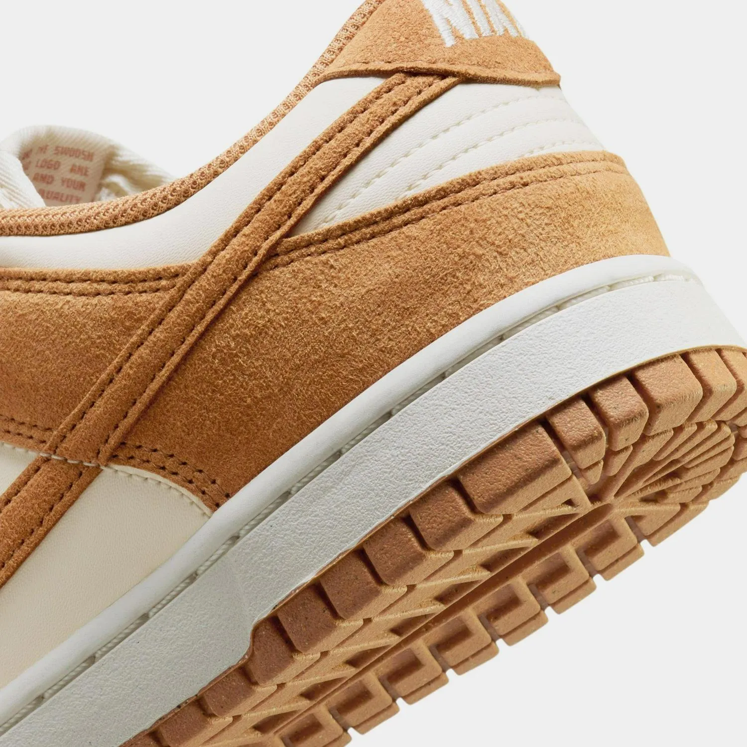 WMNS Nike Dunk Low Coconut Milk Flax Sail White Orange Shoe Sneaker Trainer