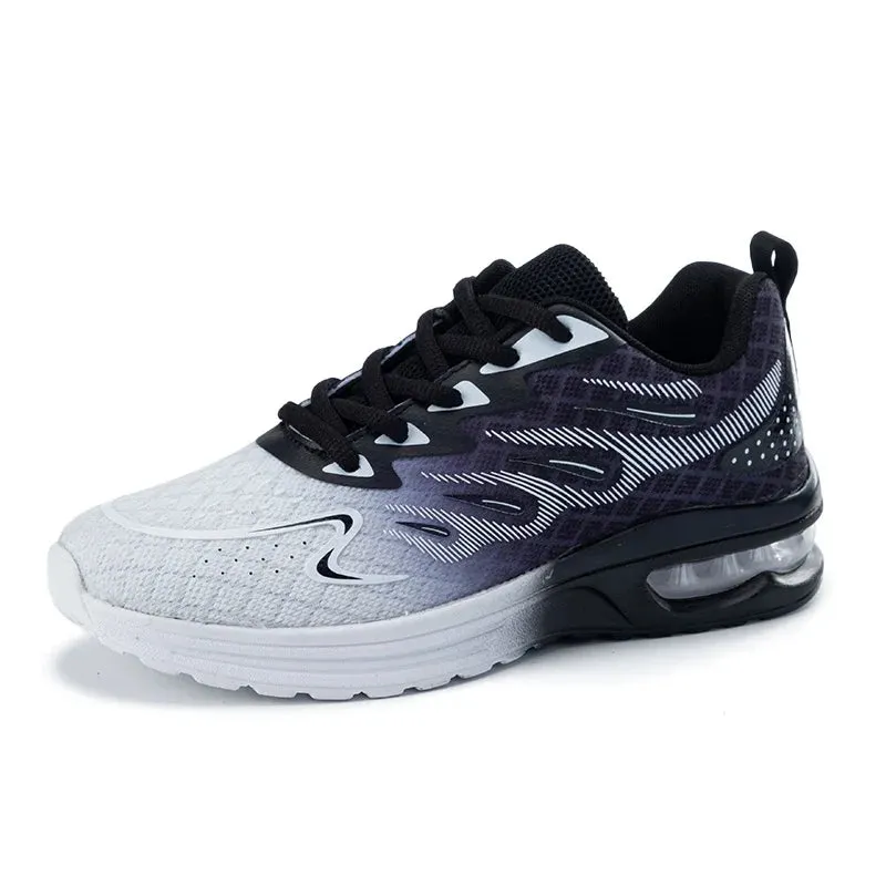 Women Autumn New Air Cushion Shoes Mesh Breathable Lightweight Comfortable Sneaker Fashion Casual Sports Large Footwear