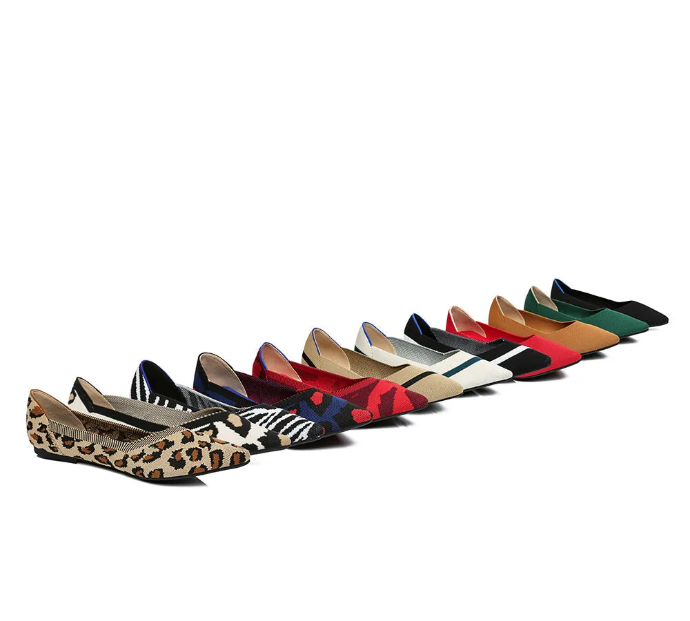 Women Foldable Pointed Toe Ballerina Flats Tania