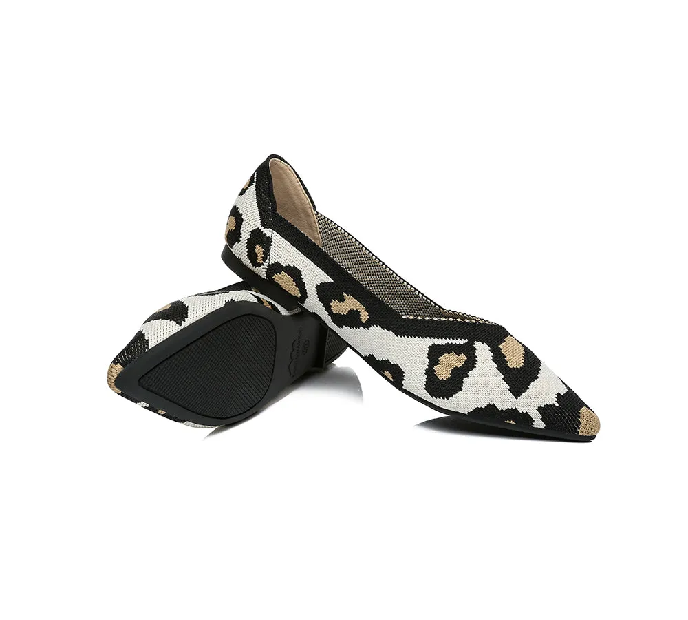 Women Foldable Pointed Toe Ballerina Flats Tania
