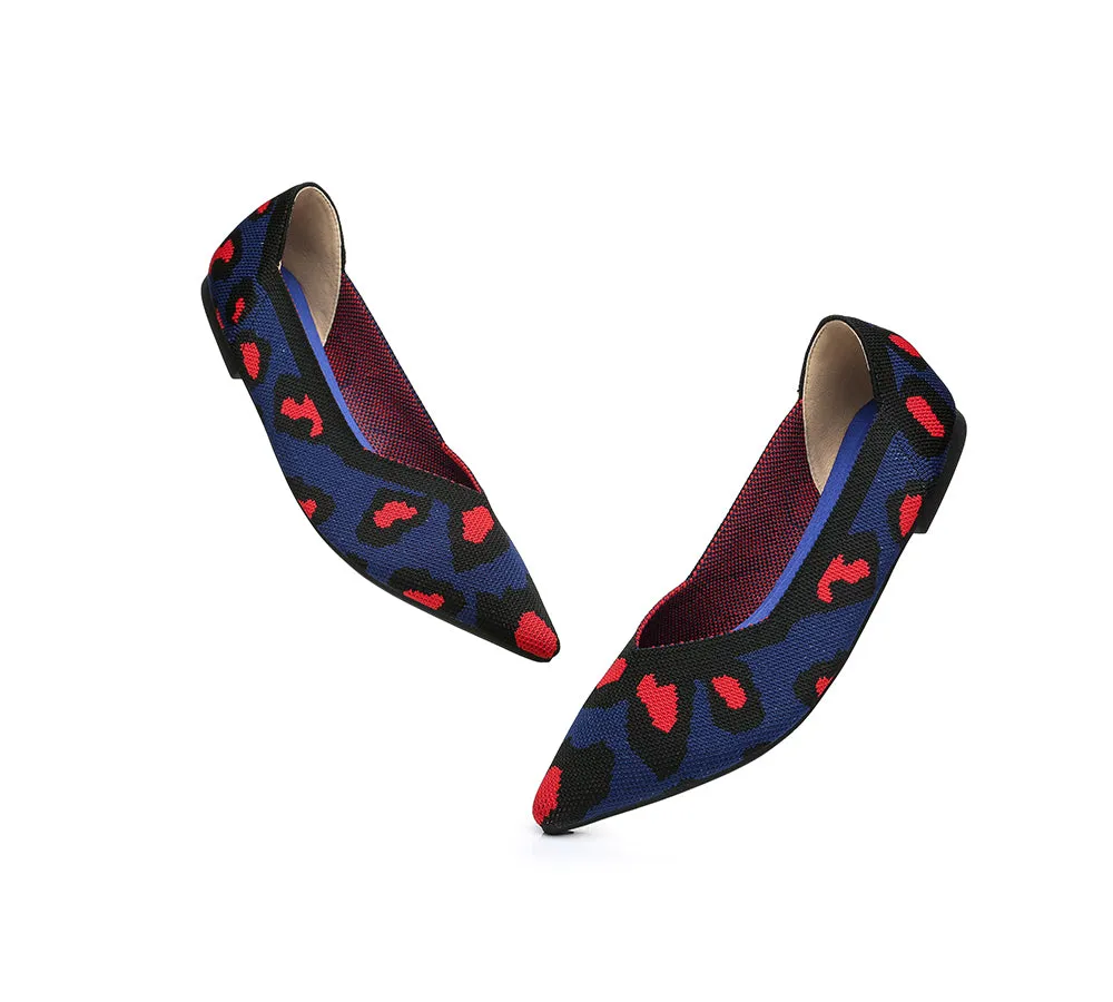 Women Foldable Pointed Toe Ballerina Flats Tania