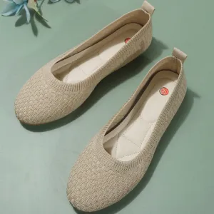 Women's Ballerina Shoes Comfortable Fabric Design