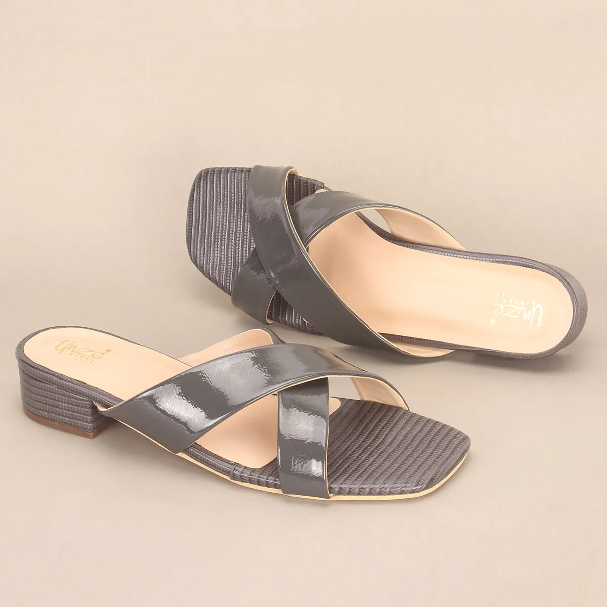 Womens "ZUHAI" Shimmery Everyday Slip-ons Shoes