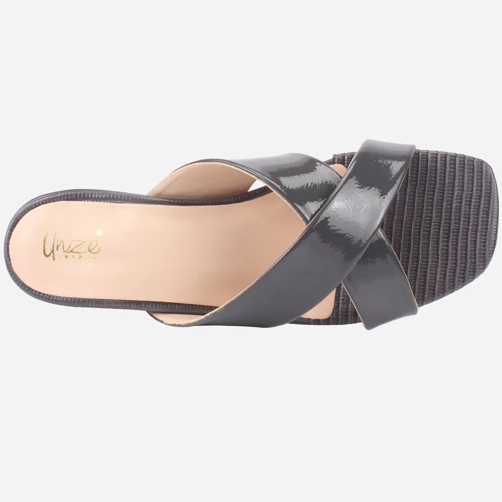 Womens "ZUHAI" Shimmery Everyday Slip-ons Shoes