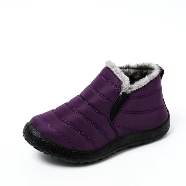 Women's Winter Waterproof Fur Shoes