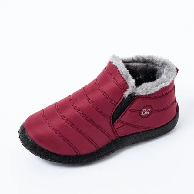 Women's Winter Waterproof Fur Shoes