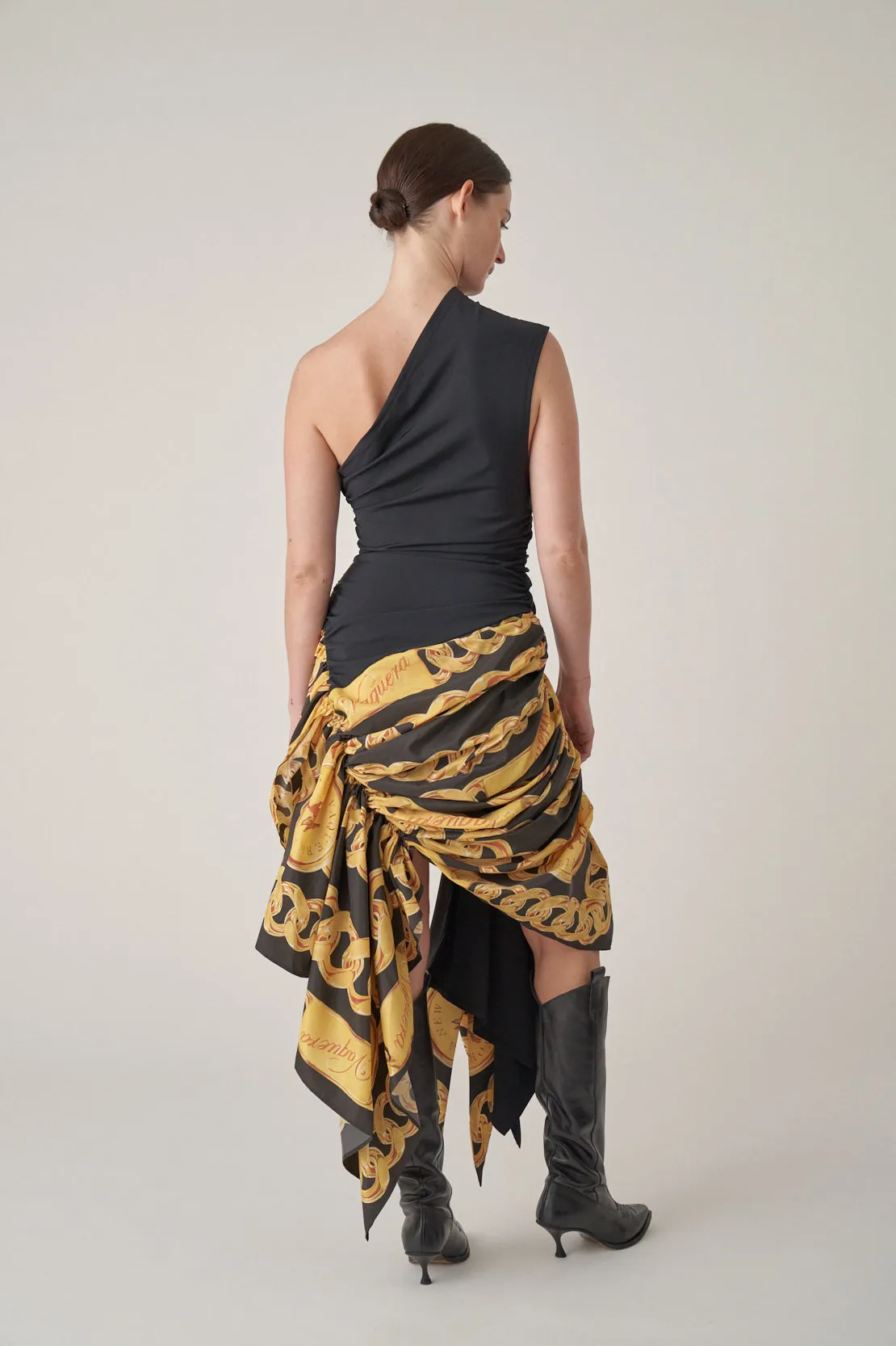 Woven Scarf Dress