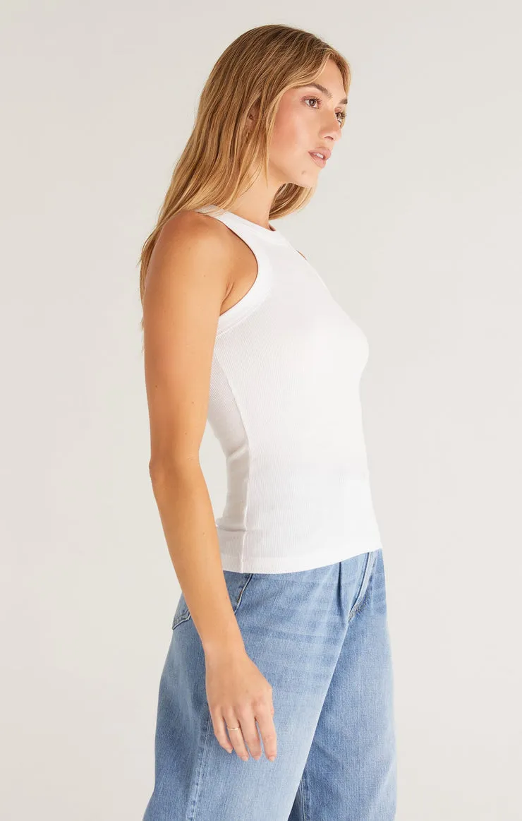 Z SUPPLY | Lily Rib Tank {White}