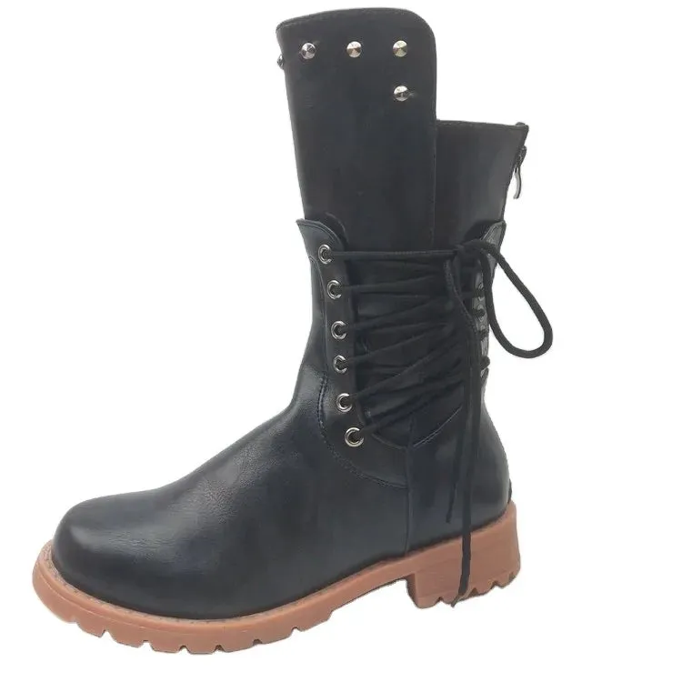 Zebbie - Leather Boots